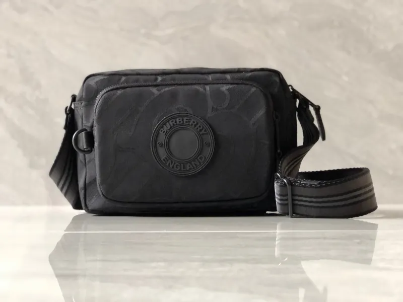 Burberry Black Crossbody Satchel Bag
