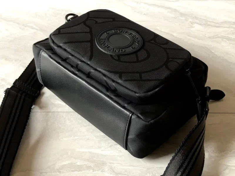 Burberry Black Crossbody Satchel Bag - Image 4