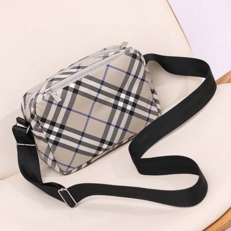 Alternative view of Burberry Beige Check Crossbody Bag 147