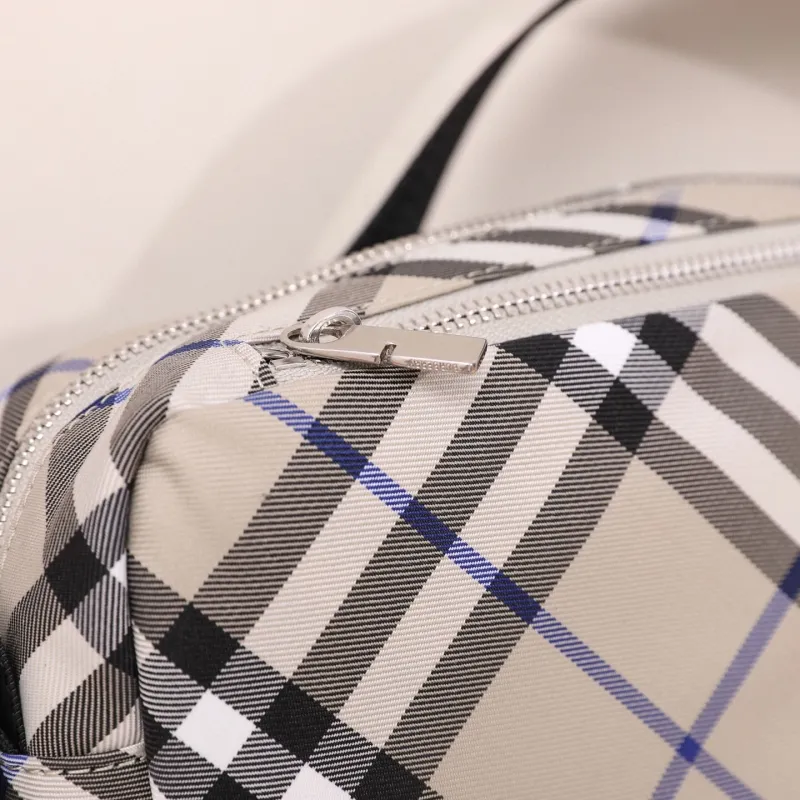 Burberry Beige Check Crossbody Bag 147 - Image 5