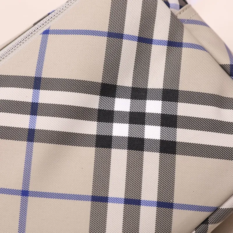 Burberry Beige Check Crossbody Bag 147 - Image 6