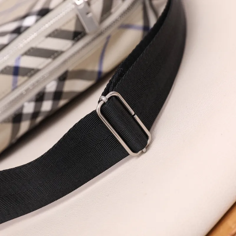 Burberry Beige Check Crossbody Bag 147 - Image 8