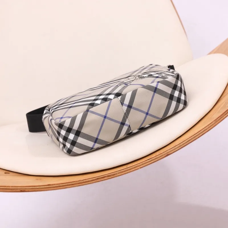 Burberry Beige Check Crossbody Bag 147 - Image 9