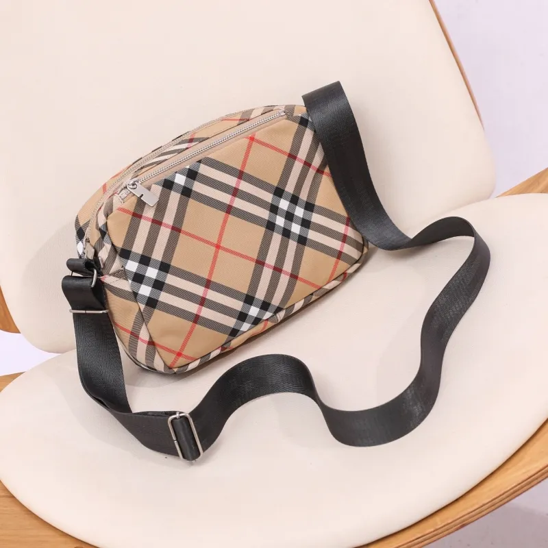 Alternative view of Burberry Classic Check Crossbody Satchel Bag