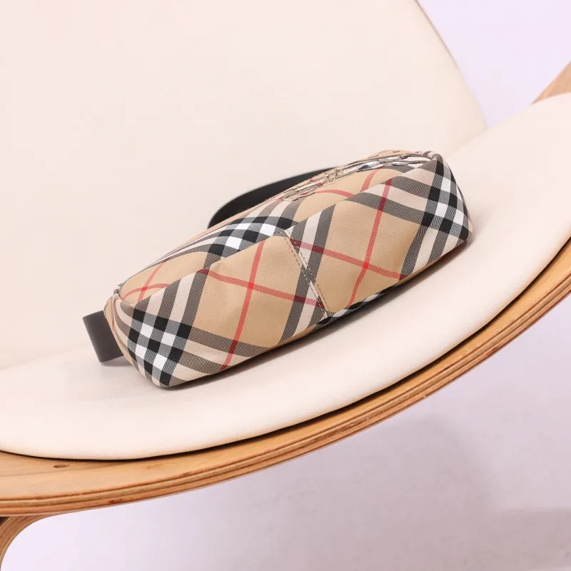 Burberry Classic Check Crossbody Satchel Bag - Image 3