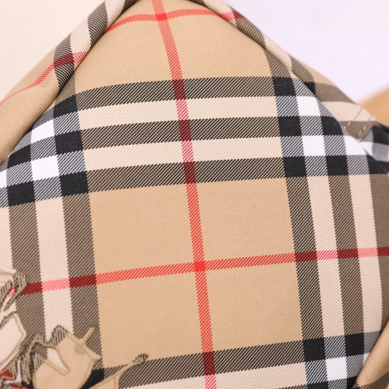 Burberry Classic Check Crossbody Satchel Bag - Image 4