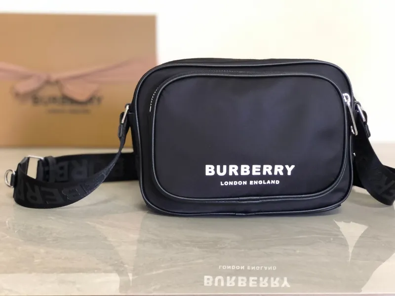 Burberry Black Nylon Crossbody Bag