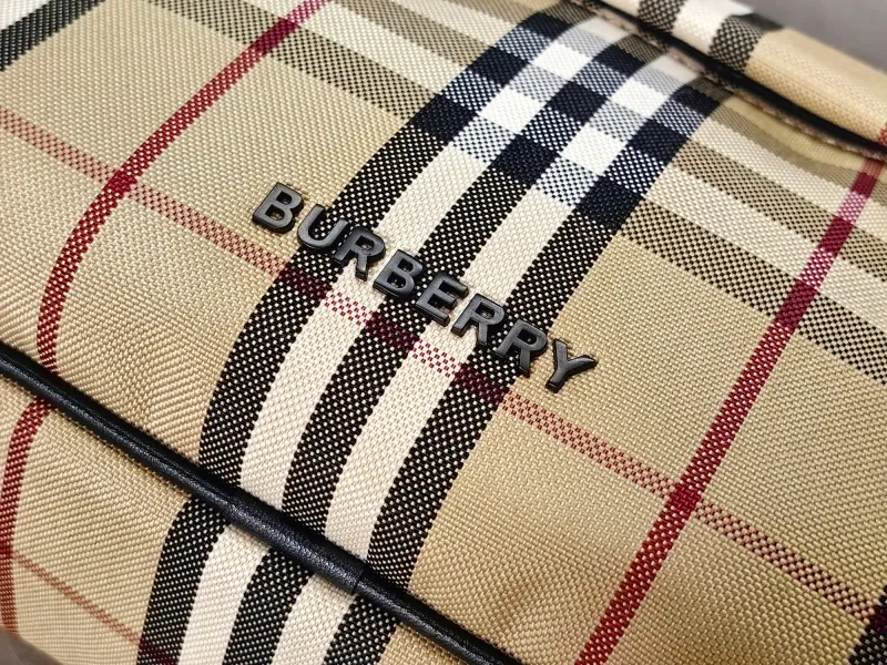 Burberry Classic Check Crossbody Satchel Bag 151 - Image 5