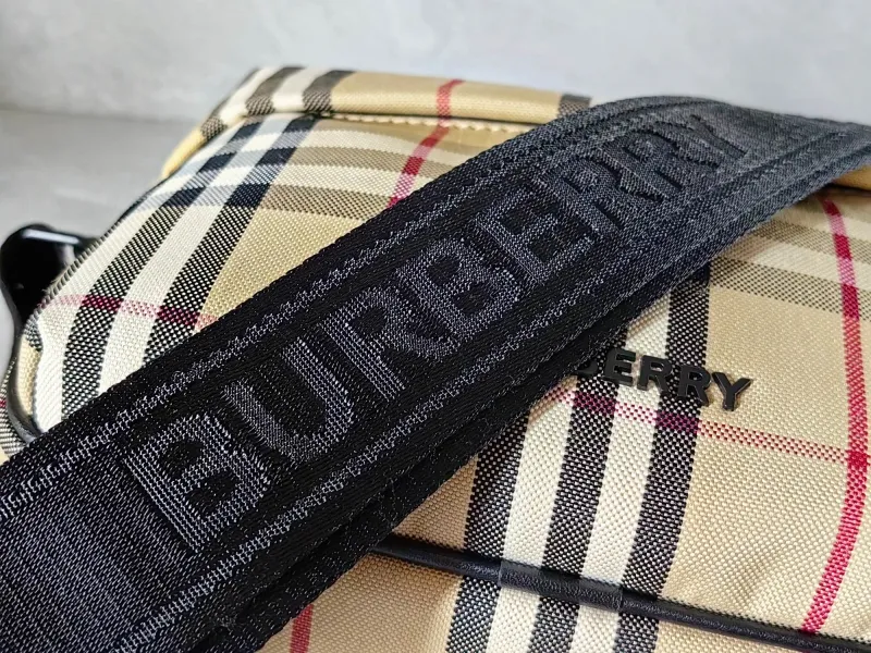 Burberry Classic Check Crossbody Satchel Bag 151 - Image 6