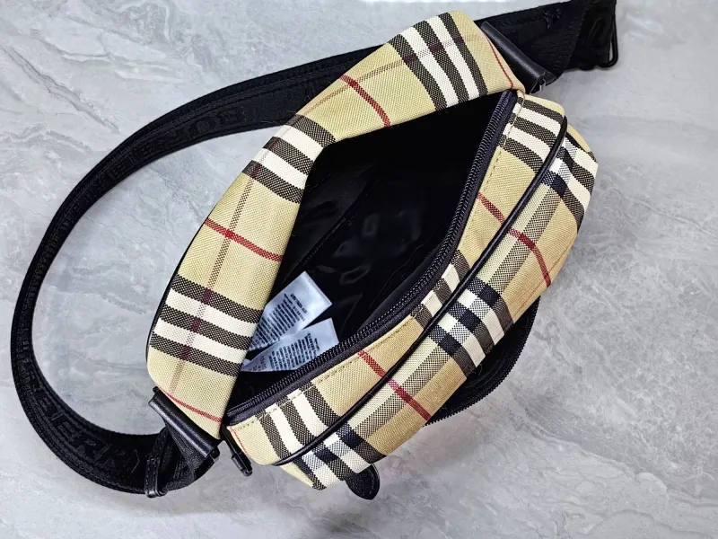 Burberry Classic Check Crossbody Satchel Bag 151 - Image 7