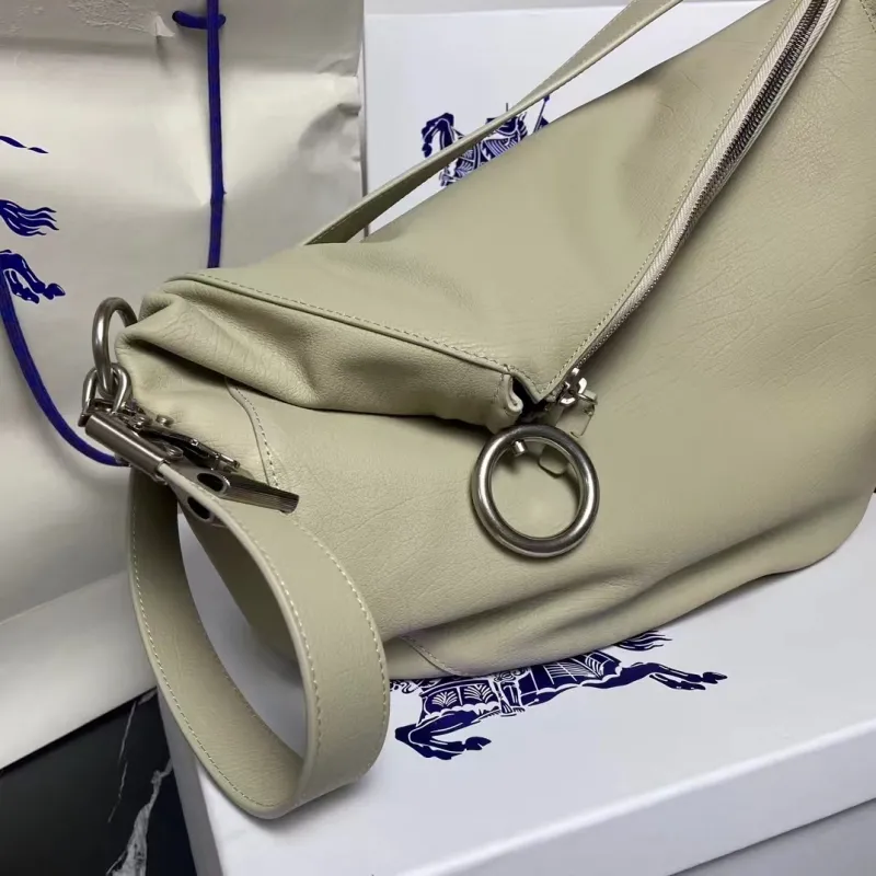 Alternative view of Burberry Beige Leather Hobo Shoulder Bag 154