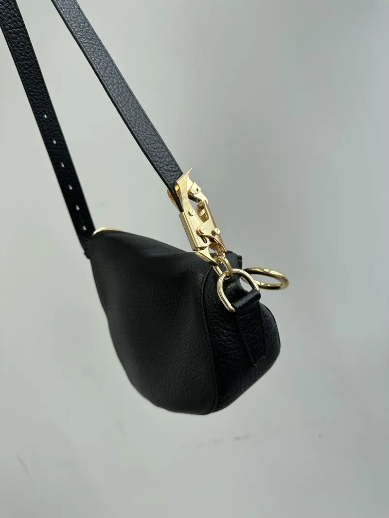 Alternative view of Burberry Black Leather Satchel Crossbody Bag 157
