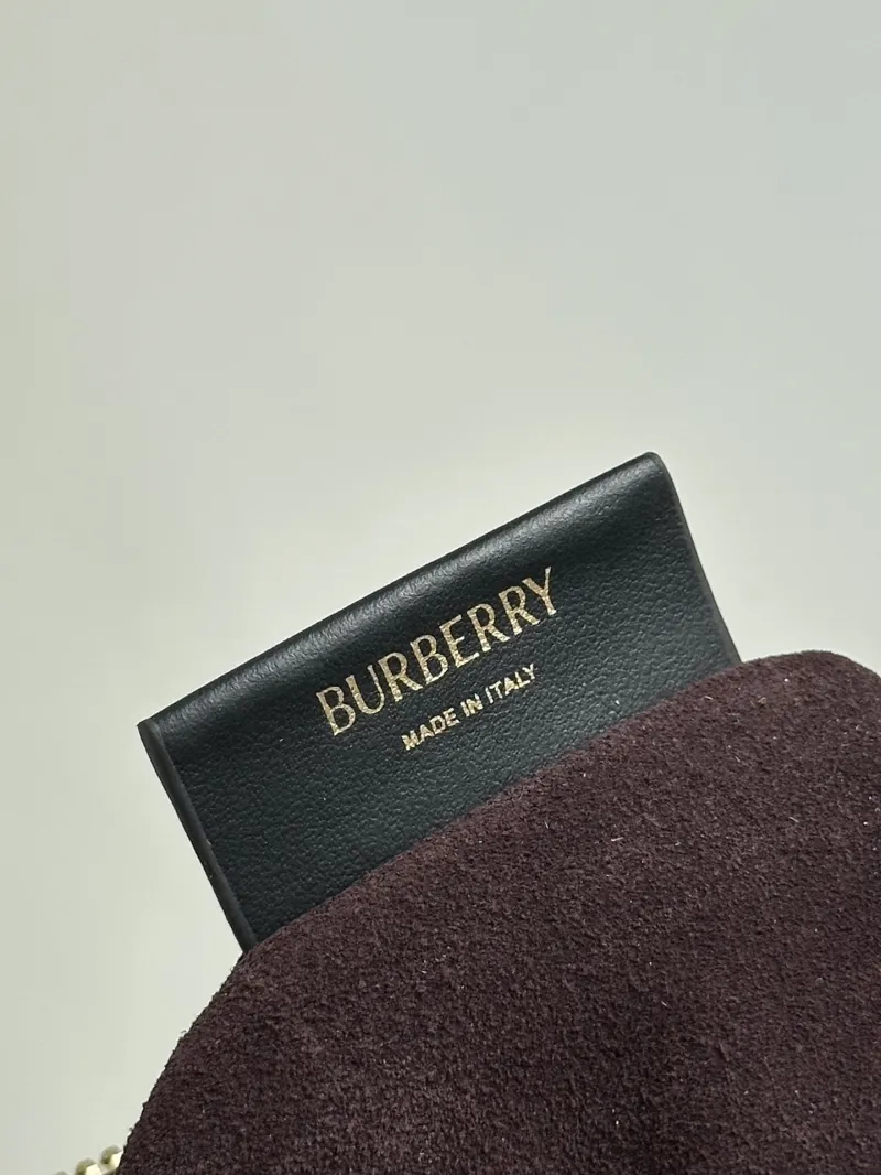 Burberry Black Leather Satchel Crossbody Bag 157 - Image 9