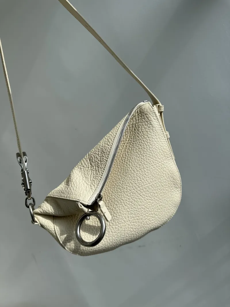 Burberry Cream Crossbody Satchel Bag 159