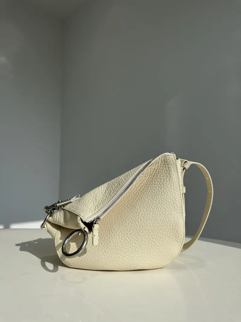 Burberry Cream Crossbody Satchel Bag 159 - Image 3