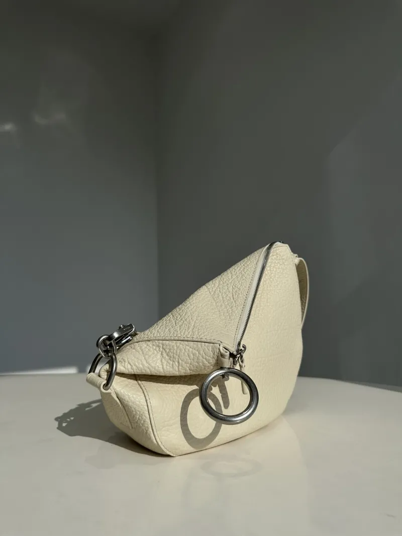 Burberry Cream Crossbody Satchel Bag 159 - Image 5