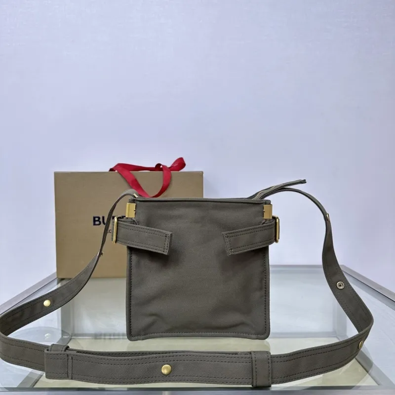 Alternative view of Burberry Gray Crossbody Satchel Bag 162