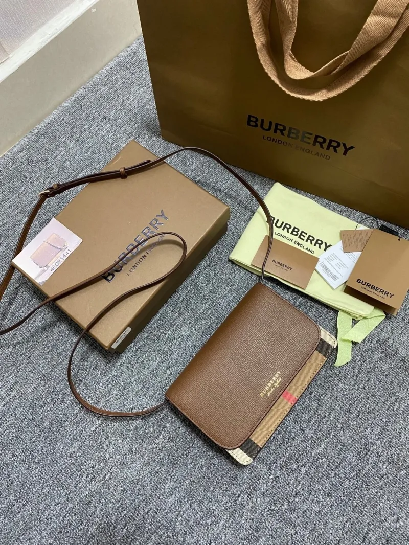 Burberry Brown Crossbody Satchel Bag 46081441