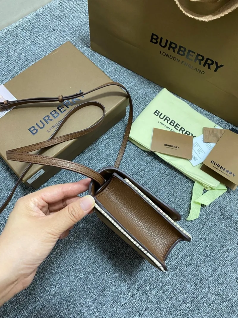 Burberry Brown Crossbody Satchel Bag 46081441 - Image 4
