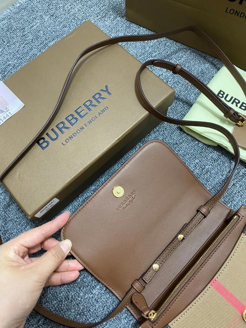 Burberry Brown Crossbody Satchel Bag 46081441 - Image 7