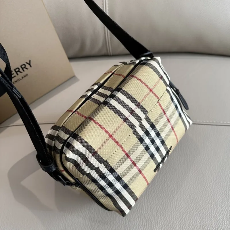 Burberry Beige Vintage Check Crossbody Bag - Image 3