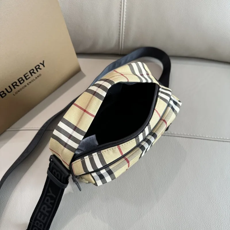 Burberry Beige Vintage Check Crossbody Bag - Image 6
