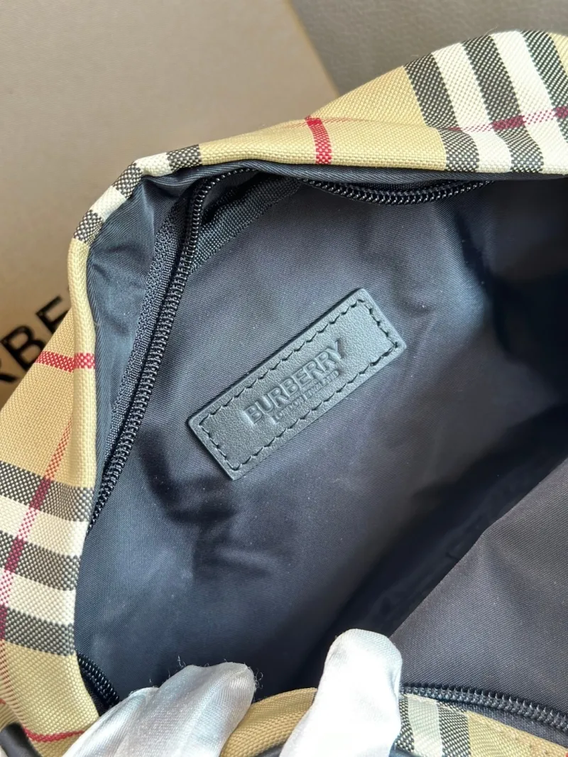Burberry Beige Vintage Check Crossbody Bag - Image 7