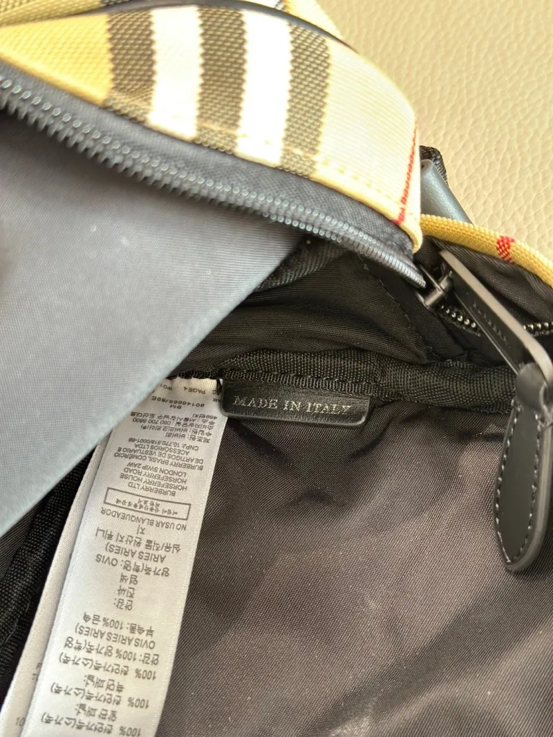Burberry Beige Vintage Check Crossbody Bag - Image 8
