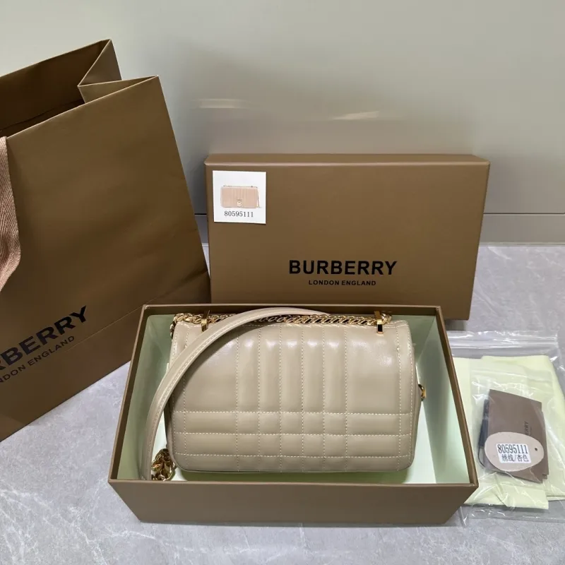 Alternative view of Burberry Beige Quilted Satchel Bag 80595111