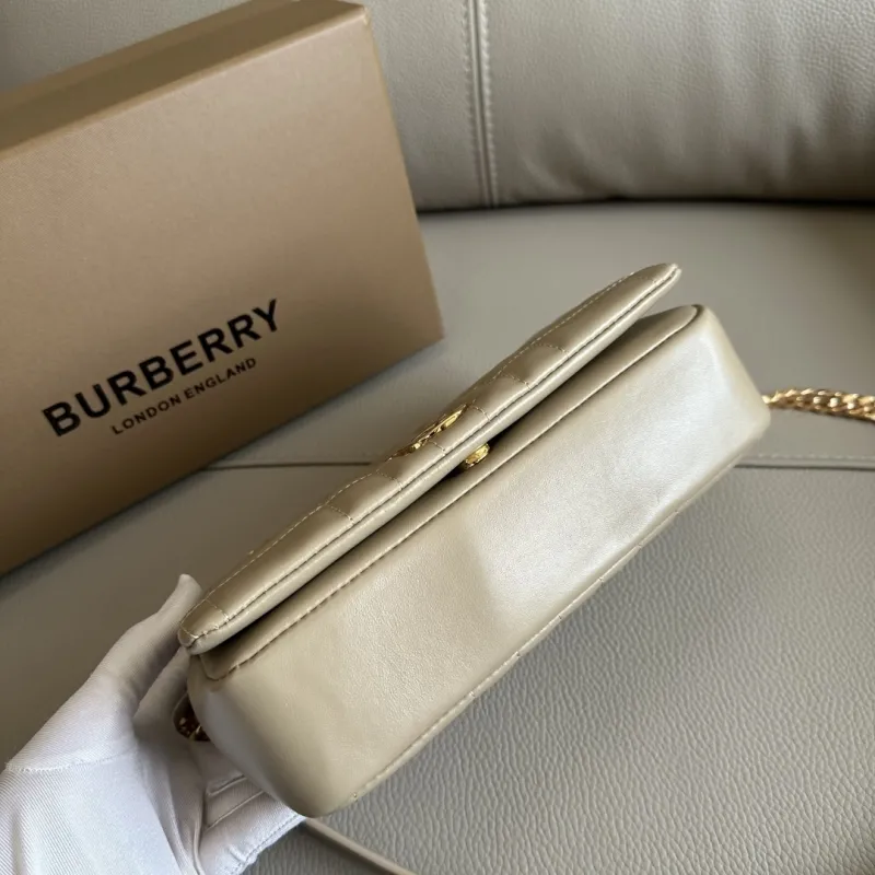 Burberry Beige Quilted Satchel Bag 80595111 - Image 5