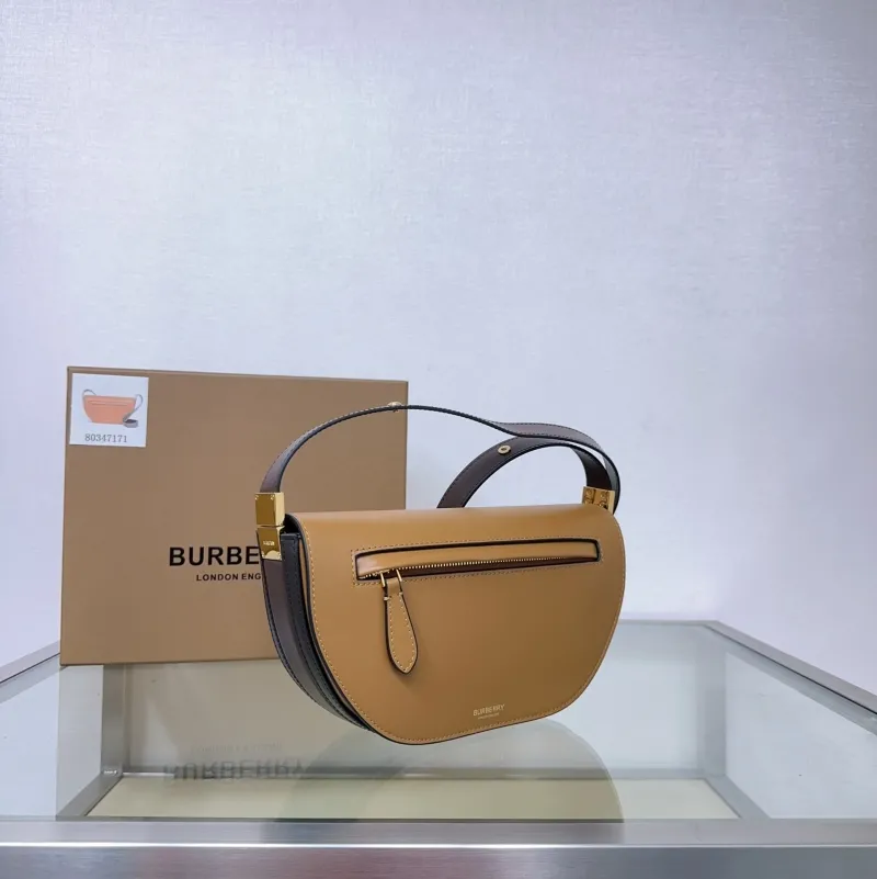 Burberry Tan Crossbody Saddle Bag 80347171 - Image 3