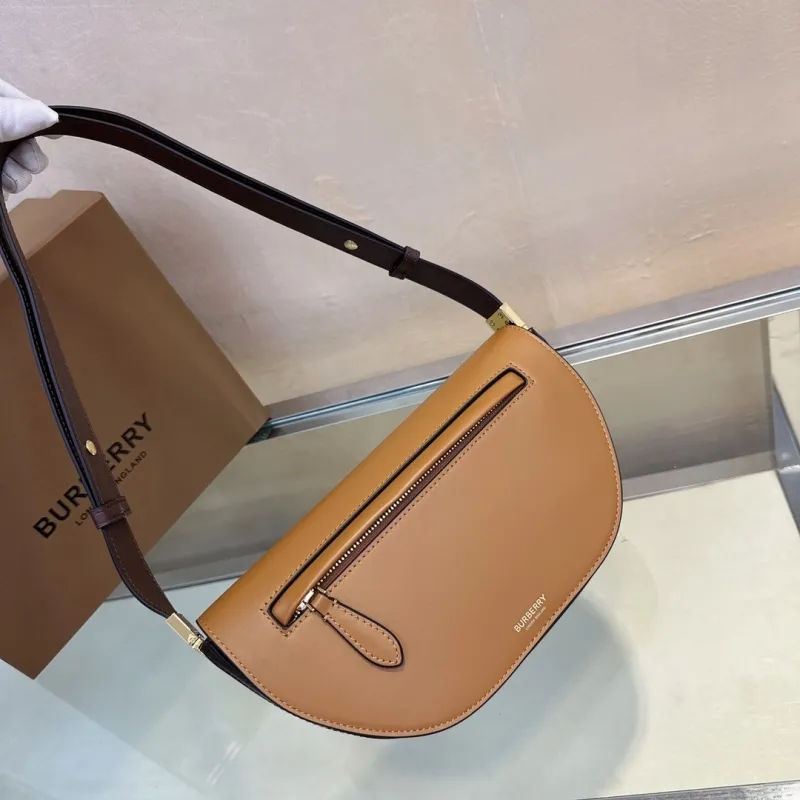Burberry Tan Crossbody Saddle Bag 80347171 - Image 4