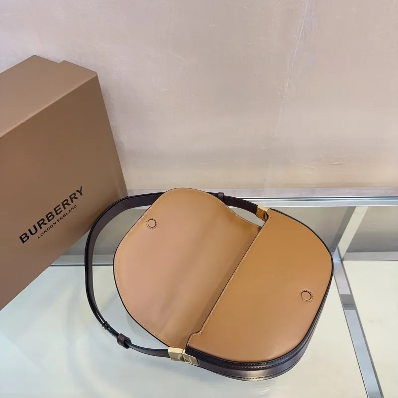 Burberry Tan Crossbody Saddle Bag 80347171 - Image 7