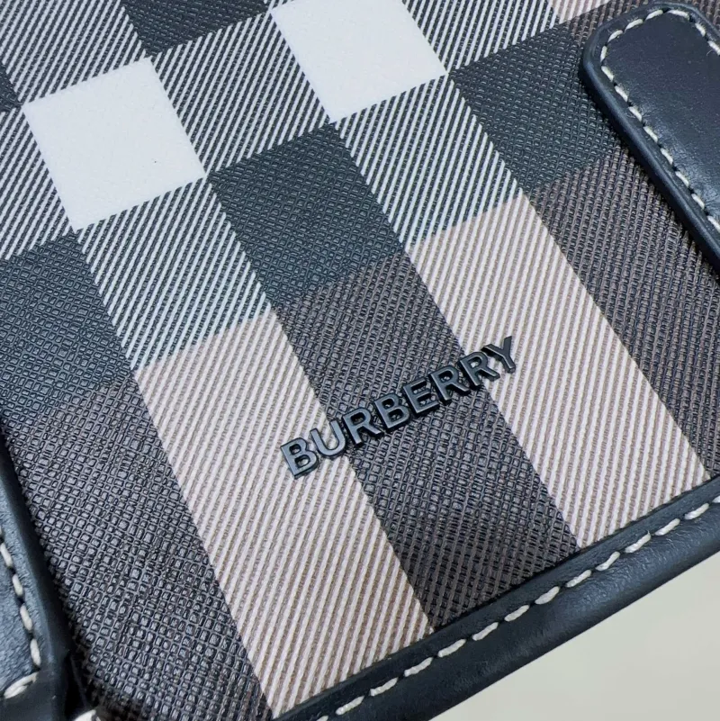 Burberry Dark Check Crossbody Bag 8036552 - Image 5
