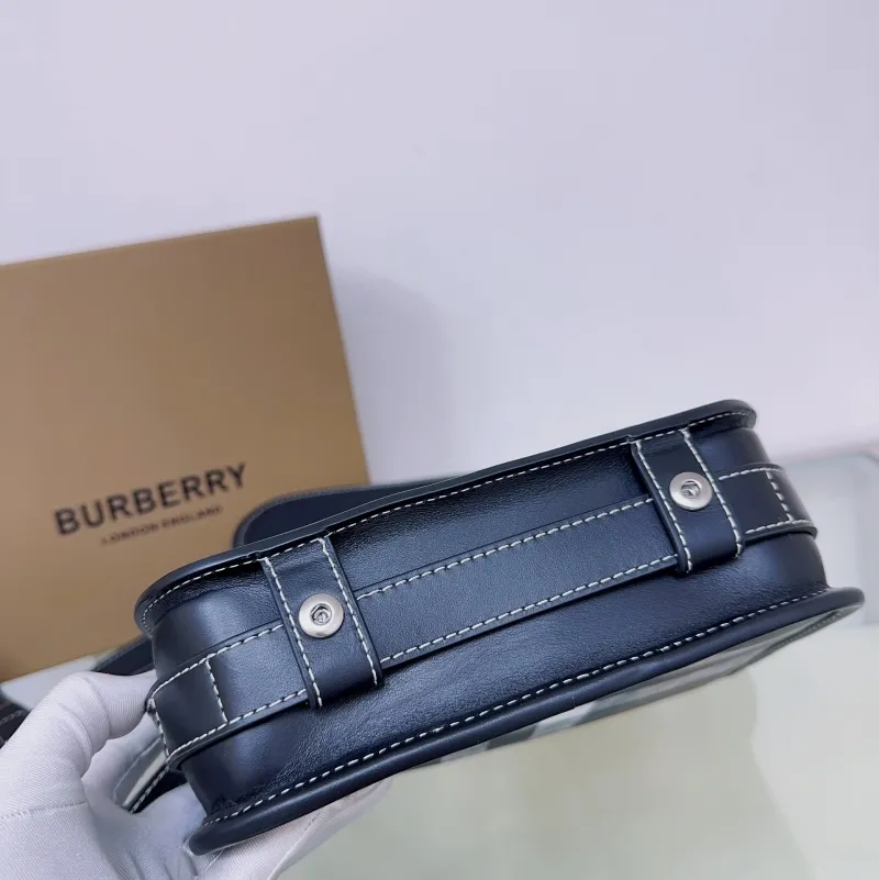 Burberry Dark Check Crossbody Bag 8036552 - Image 6