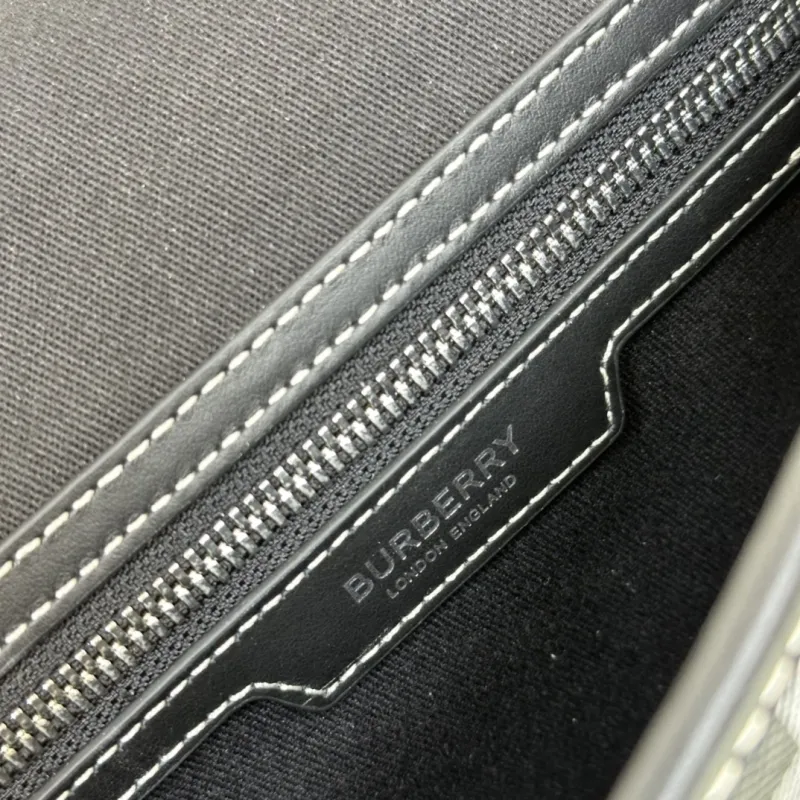 Burberry Dark Check Crossbody Bag 8036552 - Image 8