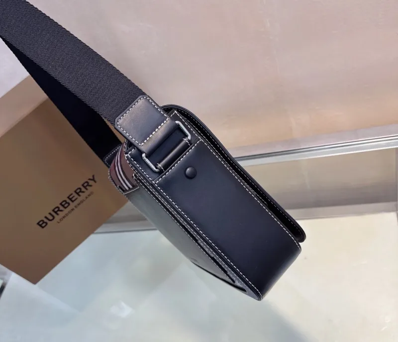 Burberry Classic Check Crossbody Messenger Bag - Image 4