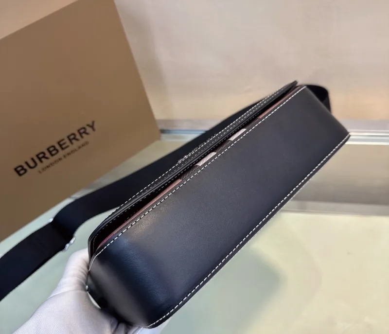 Burberry Classic Check Crossbody Messenger Bag - Image 5