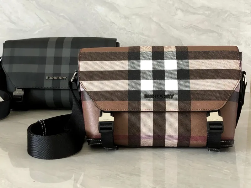 Burberry Classic Check Crossbody Messenger Bag 188