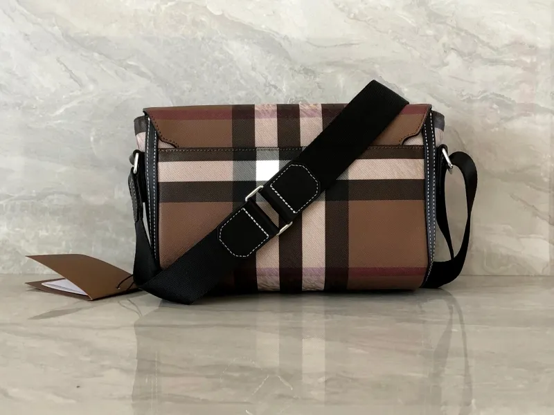 Alternative view of Burberry Classic Check Crossbody Messenger Bag 188