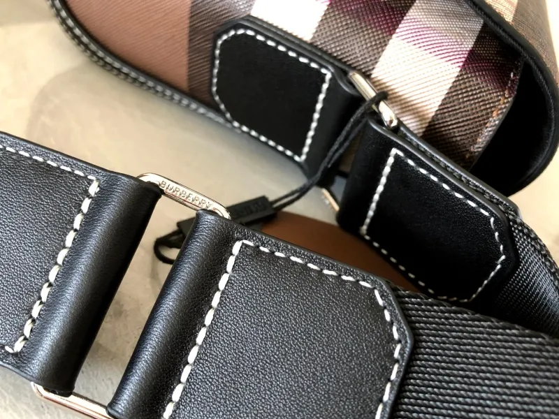 Burberry Classic Check Crossbody Messenger Bag 188 - Image 6