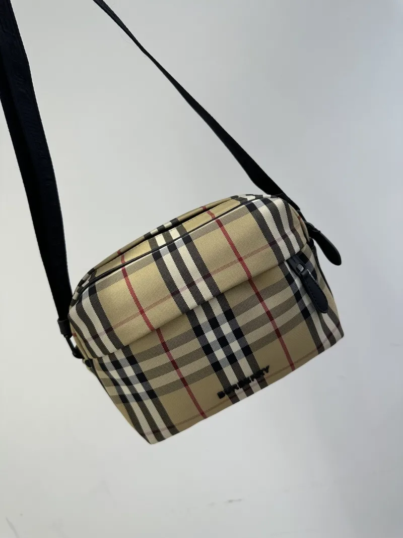 Burberry Vintage Check Crossbody Satchel Bag