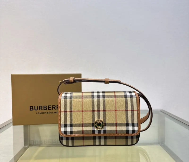 Alternative view of Burberry Vintage Check Satchel Crossbody Bag 205