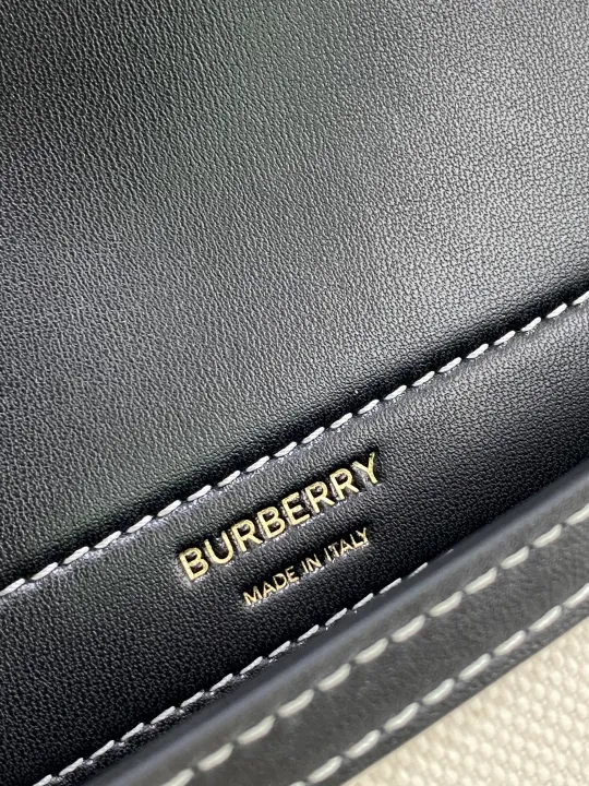 Burberry Navy Beige Crossbody Satchel Bag 80146111 - Image 4