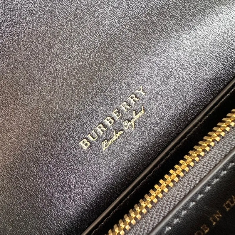 Burberry Check Crossbody Satchel Bag - Image 8