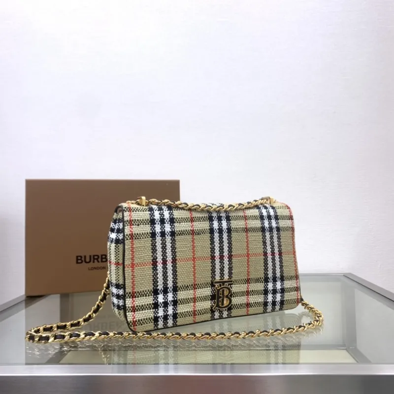 Burberry Vintage Check Satchel Bag 212 - Image 3
