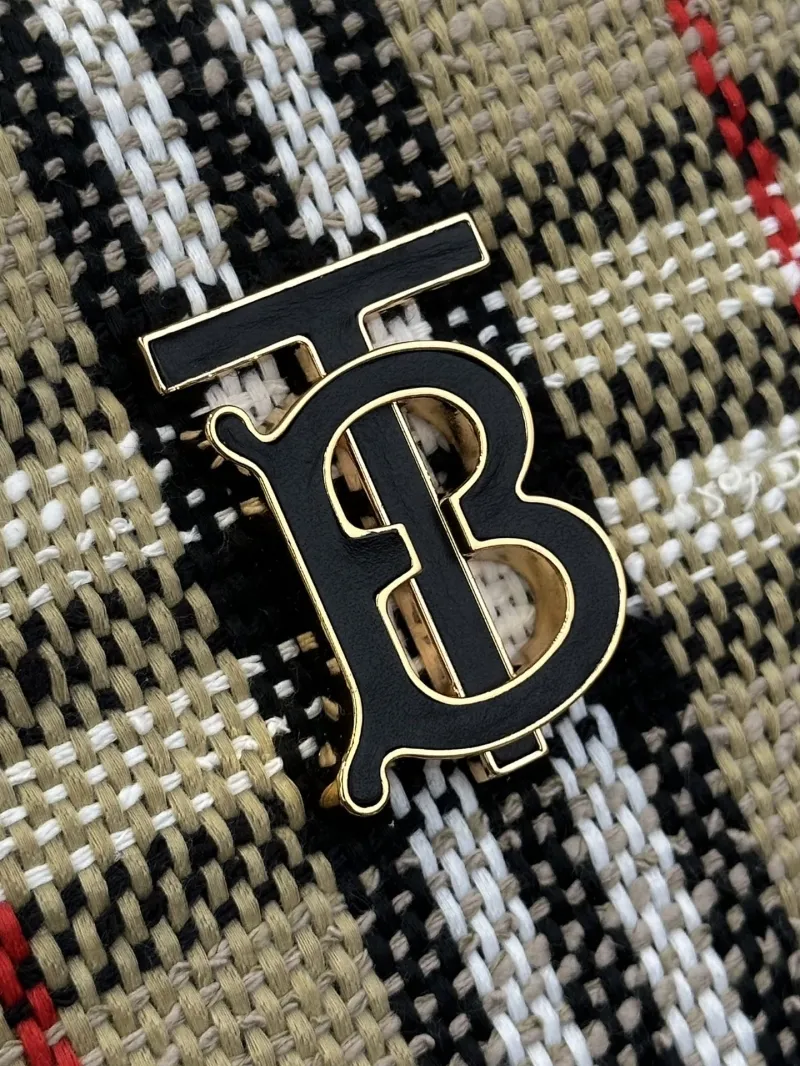 Burberry Mini Vintage Check Chain Bucket Bag 215 - Image 7