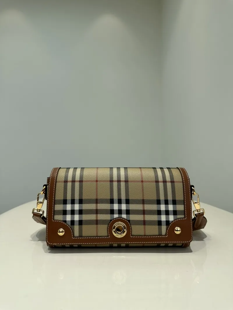 Burberry Vintage Check Satchel Bag 216 - Image 4