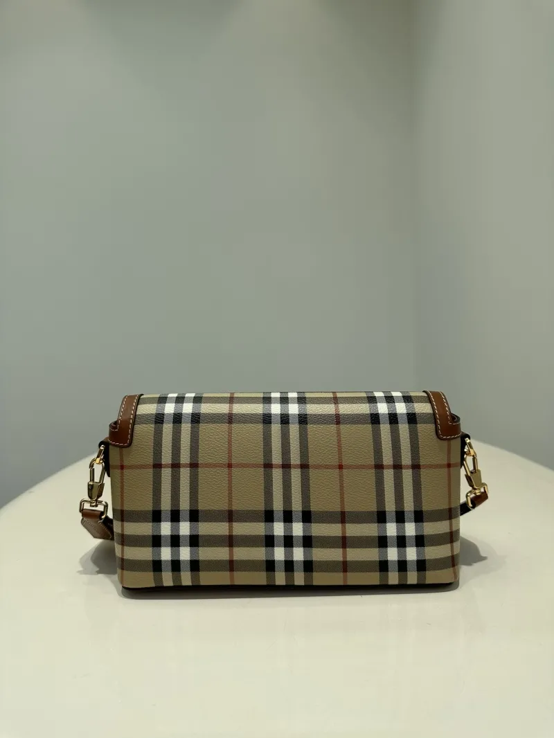 Burberry Vintage Check Satchel Bag 216 - Image 5