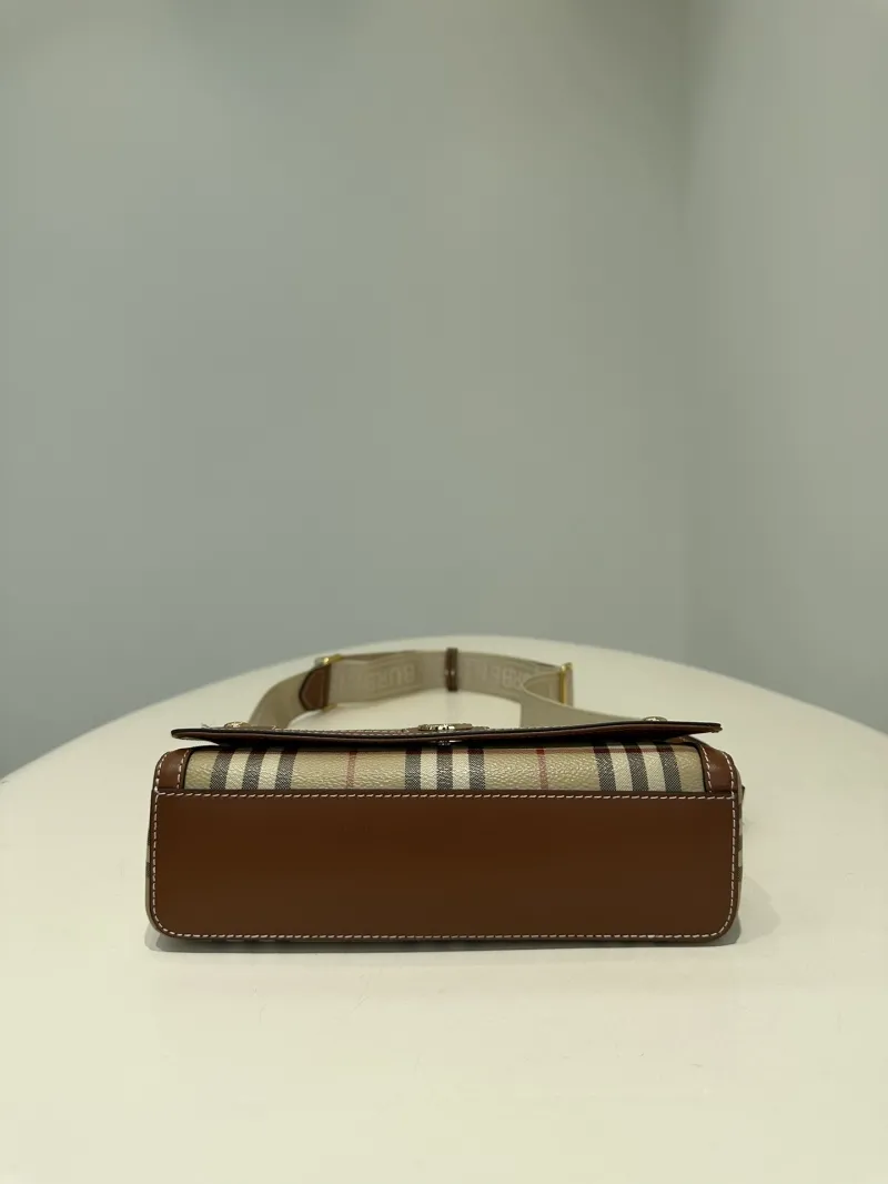Burberry Vintage Check Satchel Bag 216 - Image 6